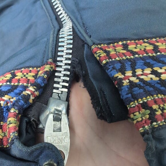 Vintage 70s Pioneer Down Insulated Parka Lightning Zipper - Picture 3 of 8